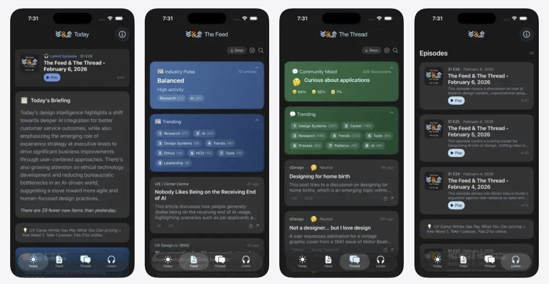 The Feed & The Thread iOS app